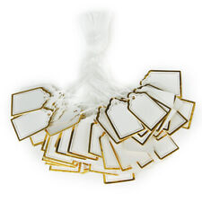 500pcs Price Label Tags With Hanging String For Jewelry Watch Sale Display