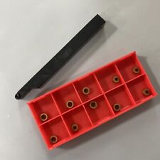 Sracl1010h06 Lathe Turning Tool 10x Round Carbide Inserts Boring Carving Set