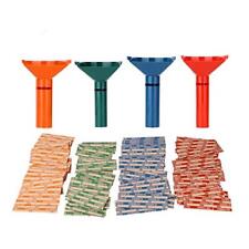 Coin Counters Coin Sorters Tubes Bundle Of 4 Color-coded Coin Tubes And 100 As