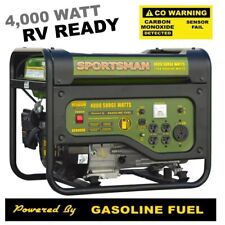 Generator Portable 4000 Watt Recoil Start Gasoline Powered Sportsman Rv Ready