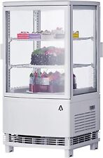 Refrigerated Display Case Bakery Display Fridge Case 2 Cu Ftwith Led 2-tier