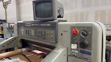 1990 Polar Model 92 Emc Monitor Programmable Paper Cutter W Air Table