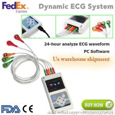 24 Hours 3 Channel Ecg Ecgekg Holter Monitor System Contec Tlc5007.us Seller