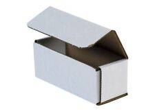 Pick Quantity 1-650 5x2x2 White Corrugated Mailer Small Folding Box Light Ship