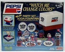 Vintage Pepsi Majik Party Set Soda Fountain Dispenser Chilton Toy Color Changing