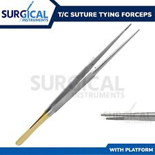 Tc Micro Suture Tying Forceps 7 With Platform - Medical Surgical German Grade