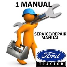 Ford 1600 Tractor Manual Service Shop Repair Pdf Usb