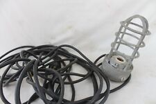 Vintage Adalet Crouse Industrial Explosion Proof Caged Light Steampunk 120v Cord