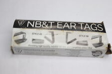 100-pk Nbt Ear Tags Self Piercing Self-lock Tamper Resistant Style 49