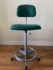 Vintage 80s Herman Miller Adjustable Tall Drafting Office Chair Stool