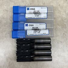 Osg 630-1456 Carbide End Mill 12 In. Dia. Rteop-500 Used Lot Of 4