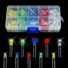 100pcs 3mm 5mm Led Light Emitting Diode White Red Green Yellow Assorted Diy Kit