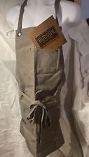 Hudson Durable Goods- Professional Grade Apron For Workshop Bbq Waxed Canvas New