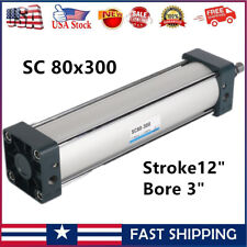 New Hot Sc 80x300 Air Cylinder Pneumatic Standard Cylinder Stroke12 Bore 3