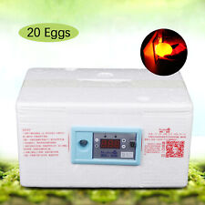 Digital Egg Incubator 20 Eggs Fully Automatic Hatcher For Farm Hatching Chicken