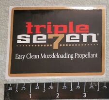 Triple Seven Hodgdon Gun Powder Clean Muzzleloading Propellant Decal Sticker