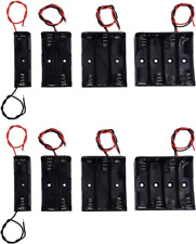 Pack Of 8 Aa Battery Holder Bundle 2pcs Single Aa Battery Holder 2pcs 2x 1.5v