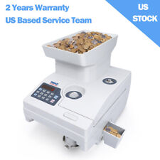 Ribao Hcs-3300 Coin Counter Cash Counting Sorter Electric Change Money Machine