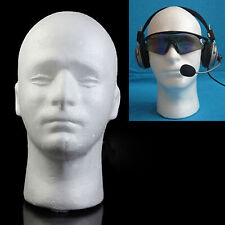 Male Mannequin Styrofoam-foam Manikin Head Model Hat Glasses Wig Display Stand