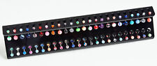 1 Pc Black Acrylic Belly And Tongue Z Shape Body Jewelry Display Holds 48 Pc