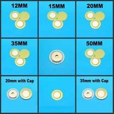 15-50mm Dia Piezoelectric Ceramic Copper Buzzer Aluminum Cover Piezo Film Discs