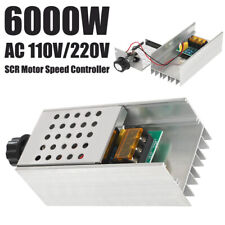 Ac110-220v 6000w Scr Motor Speed Controller Thermostat Dimmer Volt Regulator 40a