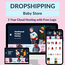 Baby Fashions Store Amazon Affiliate Dropshipping Website Free 1 Year Hosting
