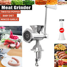 Meat Grinder Mincer Stuffer Sausage Pasta Filler Manual Chopper Maker Blender Us