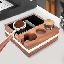 58mm Wood Espresso Knock Box Storing Tamping Station Coffee Machine Accessories