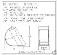 Mini Excavator Bucket 30 Fits Excavator 6000-10000 Lb Usa Attachments