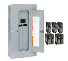 Homeline 100 Amp 24-space 48-circuit Indoor Main Breaker Plug-on Neutral Load