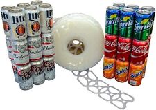 Ice N Cold 6-pack Universal Fit Soda Can Rings - Fits All 12 Oz. 1000 Ct. Roll