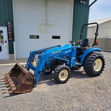 New Holland Tc25d Tractor 4wd Diesel 7308 Loader Mid Pto 1890hrs Diesel 25hp