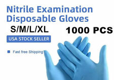 1000 Nitrile Disposable Medical Exam Gloves 4 Mil. Vinyl Latex Powder Free