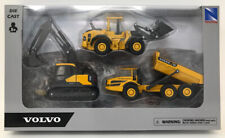 Volvo Construction Dump Excavator Loader Playset New-ray Diecast