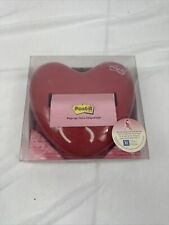 Post-it Pop-up Notes Dispenser Heart Shape With Notes Pink Sheets New Sealed