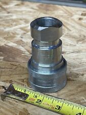 Parker H6-62 34 Hydraulic Quick Connect Hose Coupling Steel Body Series 60 New