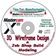 3d Wireframe Design For Job Shops - Mastercam X8 X9 - Video Training