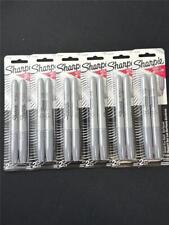  Lot Of 6 Sharpie Metallic Silver Permanent Marker Pack Of 2 Markers