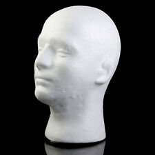 Male Styrofoam-foam Mannequin Manikin Head Model Wigs Glasses Hat Display