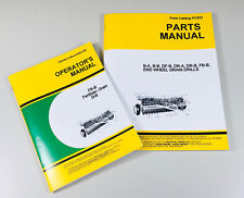 Operators Parts Manuals For John Deere Fb-b Fb117b Fertilizer Grain Drill Owner