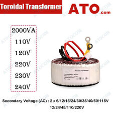 Ato Toroidal Transformer Dual Primary Secondary 2000va 24-0-24v30-0-30v