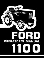 1100 Tractor Owner Operators Maintenance Manual Fits Ford 1100 Tractor