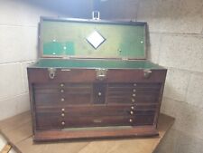 Antique H.gerstner Sons Machinist Tool Box Chest 11 Drawers Model 052