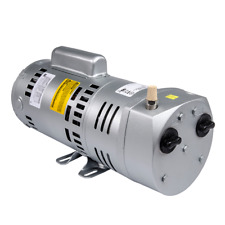New Gast 34hp 10cfm 26 Hg Rotary Vane Vacuum Pump 115230 Volt 1 Yr Warranty