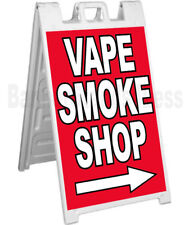 Signicade Vape Smoke Shop A-frame Sign Sidewalk Pavement Banner Street Sign - Rb