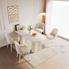 Guyii Dining Table With 4 Chair Set Modern Kitchen Table Set Indoor Dining Table