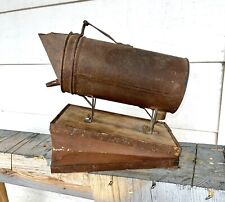Vintage Bee Hive Smoker Working Bellows Honey Bees Rusty Old Smoking Tool