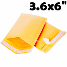 3.6x6 Small Kraft Bubble Mailers Padded Bags Envelops Mailing Bead Card Jewlery