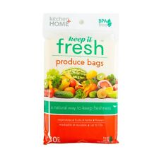 Keep It Fresh Produce Green Bags 30pc Reusable Veggie Fruit Storage Food Savers